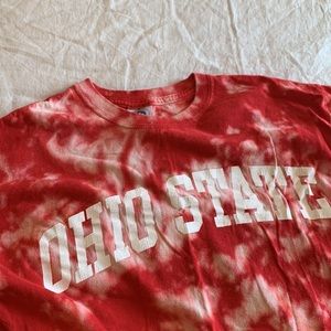 Ohio State tie dye tee